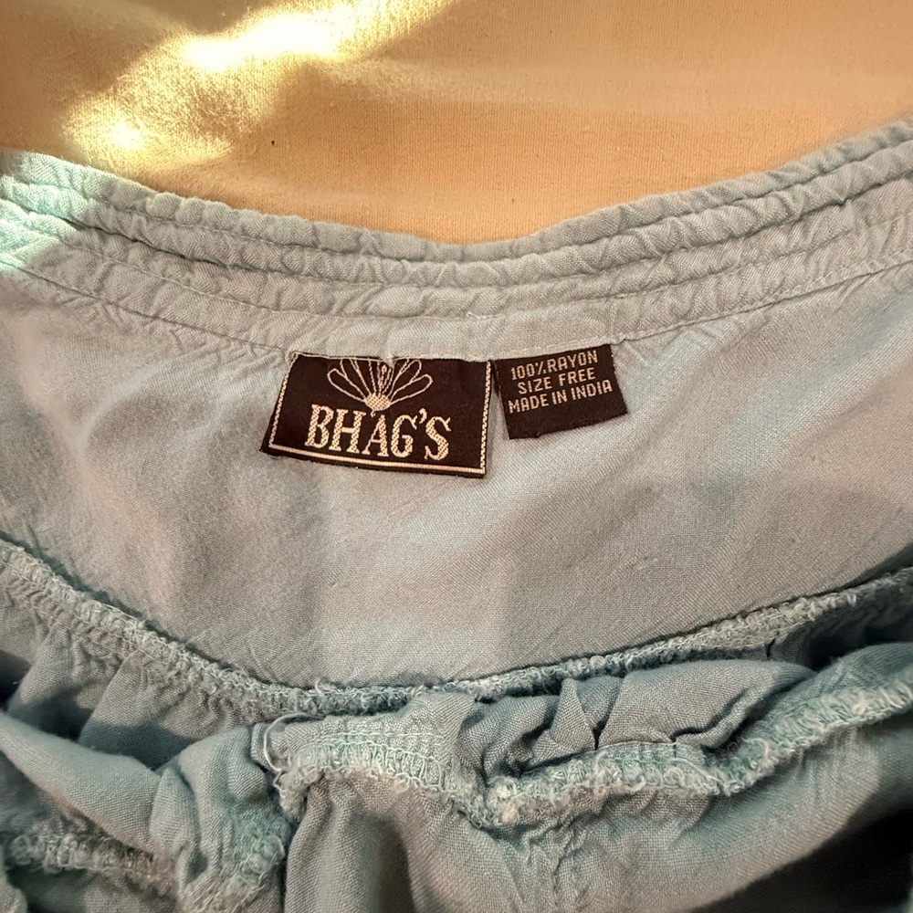 Bhag's Light Blue Ruffle Skirt - Picture 2 of 2